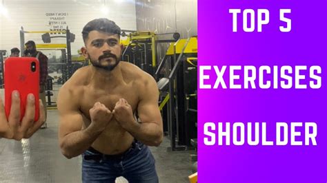 My Top 5 Best Exercises Shoulder Workout Youtube