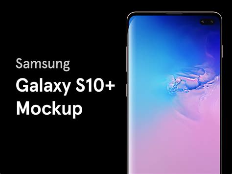 Samsung Galaxy S10 Plus Mockup Free Figma Resource Figma Elements