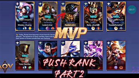 Push Rank Aov Arena Of Valor Live Hero Azzen Ka Damage Sakit