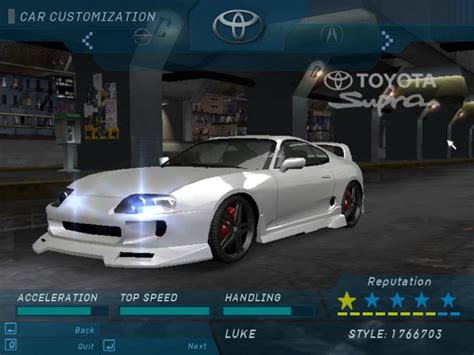 NFS Underground - Toyota Supra by 850i on DeviantArt