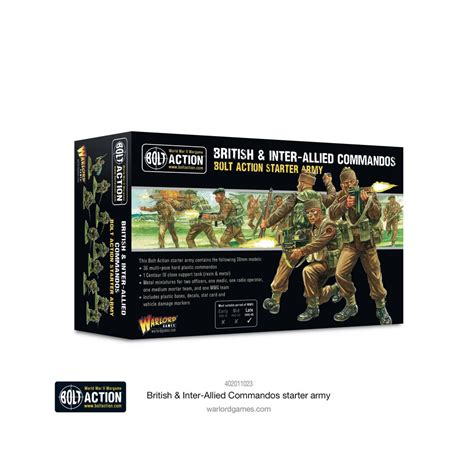 Acheter Bolt Action British Inter Allied Commandos Starter Army