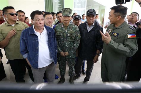 Duterte Visits Cagayan Condoles With Ompong Hit Families