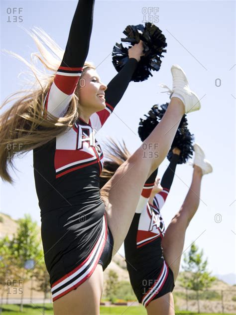 Blonde Cheerleaders Model