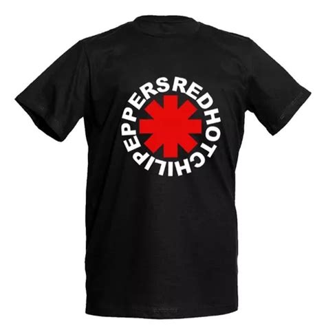 Camiseta Red Hot Chili Peppers Logo Banda Rock Camisa Mercadolivre