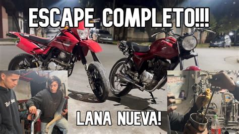 Adaptamos Escape Paolucci Al Xtz 250 Y Lana De Vidrio Para El Del Cg