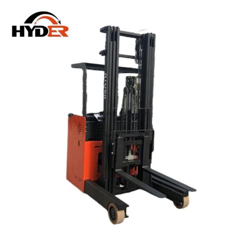 Hyder Ton Kg Forklift Truck Electric Stand Up Reach Truck Lifting