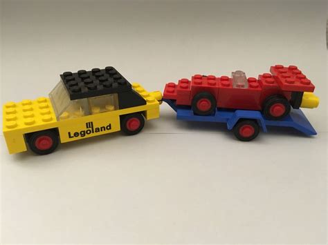 Lego Legoland Set 650 Car W Trailer Racingcar O OVP 1972 Kpl Kaufen