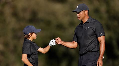 Tiger Woods Played Golf With His Son Charlie At The Pnc Championship