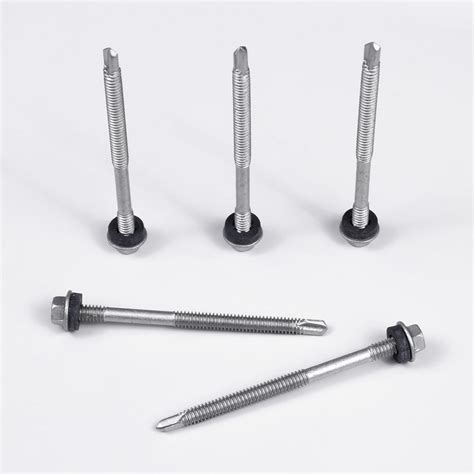 Size 5 5 65 Building Roofing Tek Screws With Rubber Washers Tornillos