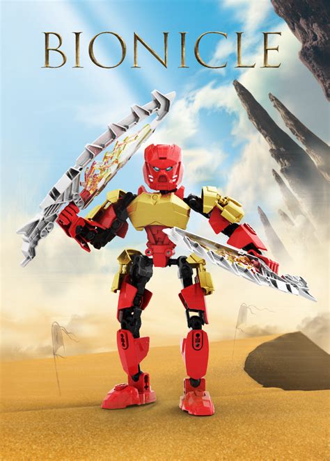 Bionicle G2 2015 Tahu Remastered 3d Generative Art General Art