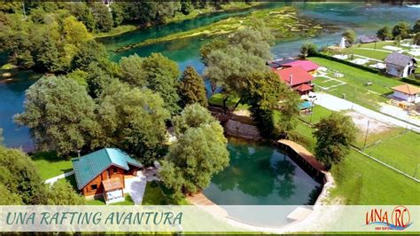 Kuća za odmor na reci Uni Lohovo Bihać Una Rafting Avantura YouTube