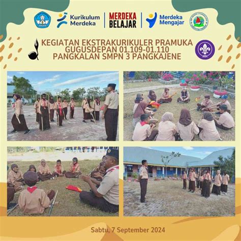 pembukaan latihan pramuka penggalang  smpn  pangkajene kompasianacom