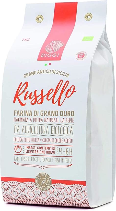 Farina Bio Di Grano Antico Siciliano Russello Kg Molini Riggi