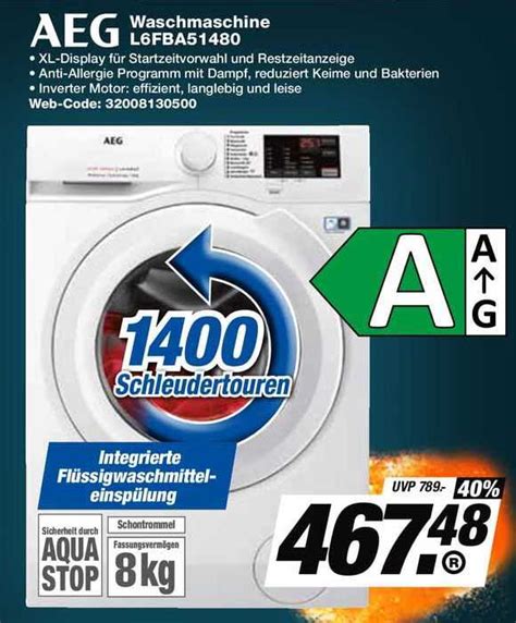 Aeg Waschmaschine L Fba Angebot Bei Expert Prospekte De