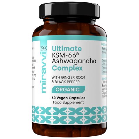 Complex Organic Ultimate KSM 66 Ashwagandha 60 Capsule Mi Farmacia