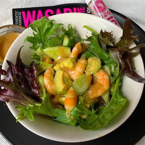 Prawn, Cucumber & Avocado Salad with Wasabi Mayonnaise - Spiral Foods