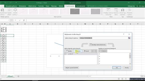 Excel Cw Korzystamy Z Gotowej Tabeli I Wykresu Youtube