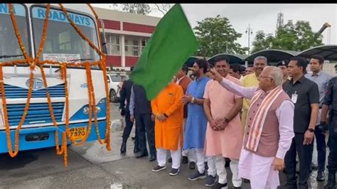 Cm Manohar Lal Third Day In Kurukshetra New Bus Started From Pehowa To