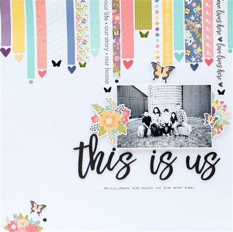 scrapbooking ideas easy scrapbook page ideas