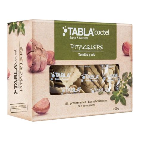 Pitacrips Coctel Tabla Gourmet Ajo Y Tomillo Desde S 10 60