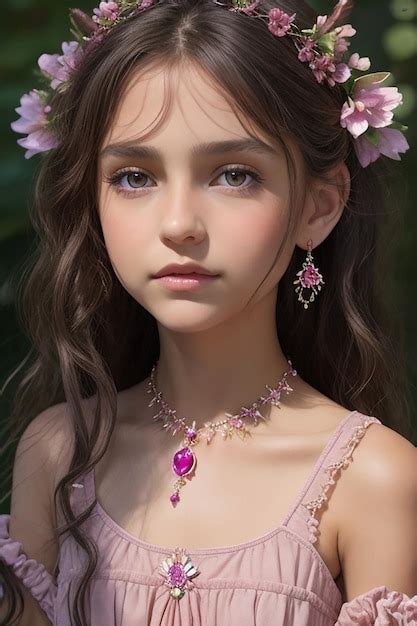 Premium AI Image A Fantasy Girl Photo Ai Generated