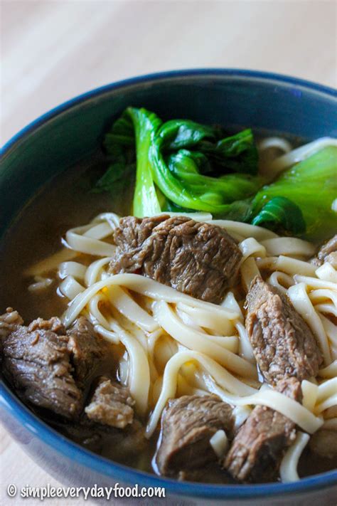 taiwanese beef noodle soup - Simple Everyday Food