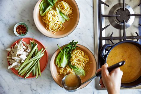 Spicy Peanut Chicken Noodle Soup