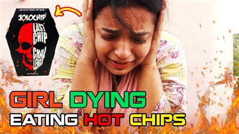 Girl Cried Eating Jolo Chip World Most Hot Chips Eating Challenge