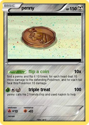 Pokémon Penny 120 120 Flip A Coin My Pokemon Card