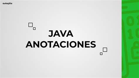 Java Anotaciones P Ldoras De Conocimiento Youtube