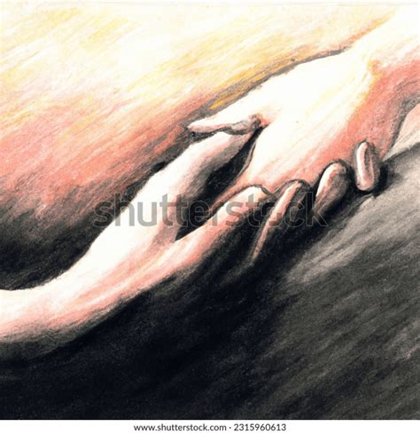 Sketch Hand Reaching Out Save Another AI-generated image 2315960613 | Shutterstock