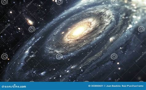 Spiral Galaxy, Illustration of Milky Way. Stock Illustration ...