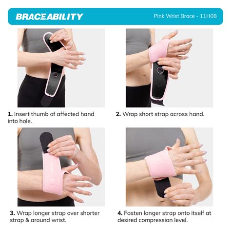 how to put a wrist brace on