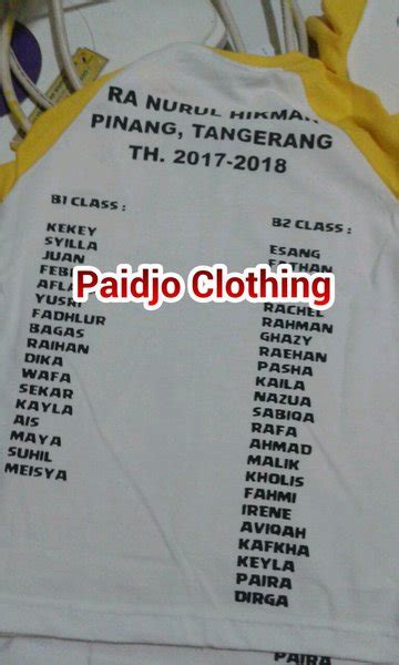 Contoh Gambar Sablon Kaos Anak Tk Bonus