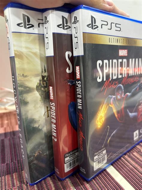 PS5 Games (Spiderman Miles Morales, Spiderman 2, Hogwarts), Video ...