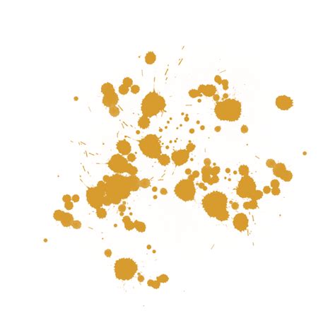 Gold Splatter Paint Splash 11769957 PNG