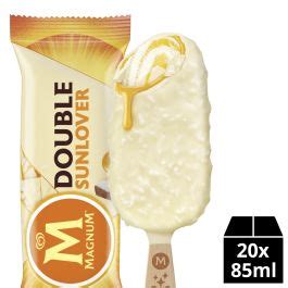 MAGNUM DOUBLE SUNLOVER 20X85ML