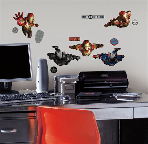 Iron Man 3 Peel & Stick Wall Decals | WallDecals.com