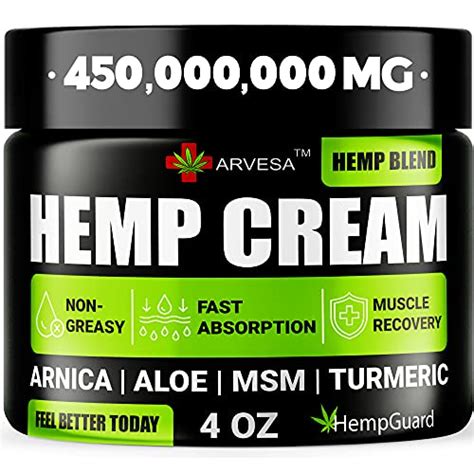 Reviews For Arvesa Natural Hemp Cream For Muscles Joints 4oz