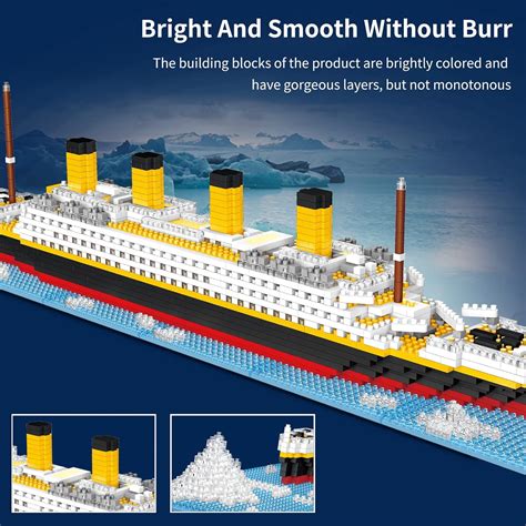 Buy Snlywan Light Up Titanic Building Blocks Set Mini Titanic Building