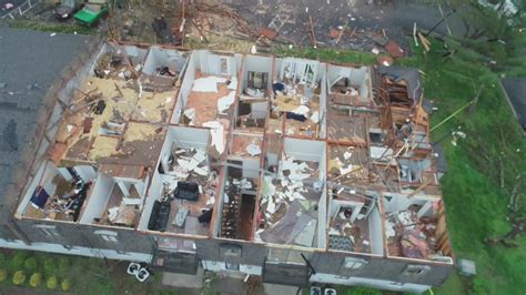 Louisville Apartment Gets Roof Torn Off After Severe Storms Wednesday