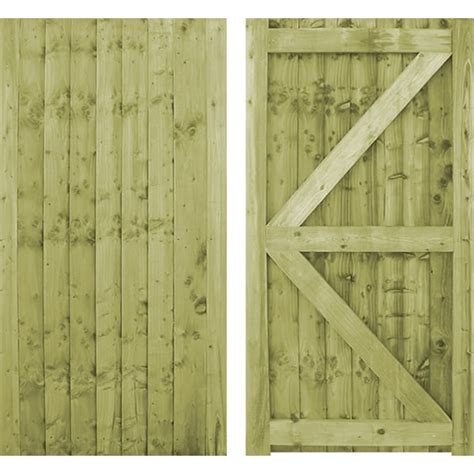 3 Wide X 6 High Framed Woodford Closeboard Gate Pressure Treated