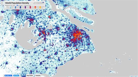 World Population Density Map Update with GHSL 2023 – CityGeographics