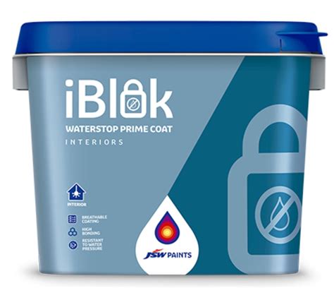 Jsw Iblok Interior Waterstop Prime Coat L At Rs Bucket In