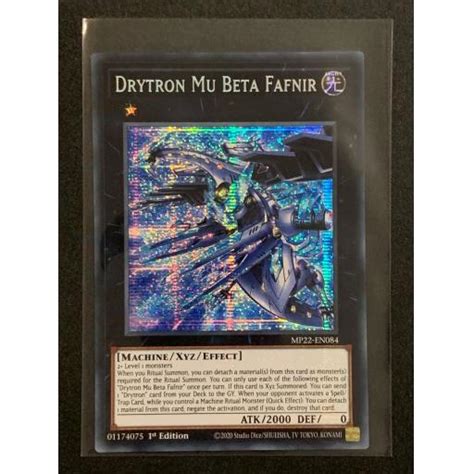 Drytron Mu Beta Fafnir Mp En St Edition Prismatic Secret Rare