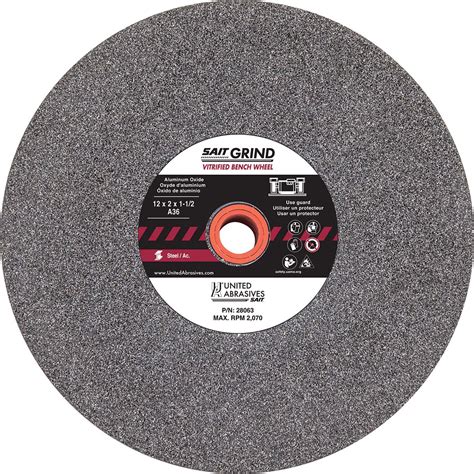 Aluminum Oxide Bench Wheel United Abrasives