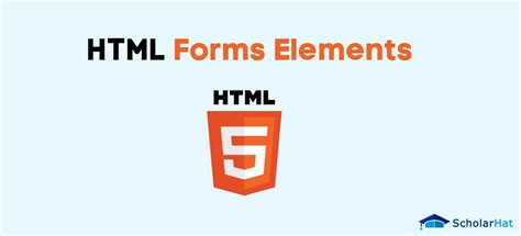 HTML Form Elements