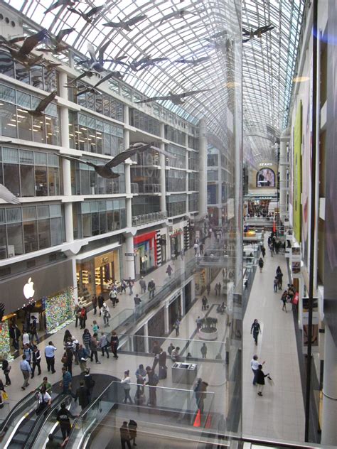 The Toronto Eaton Centre | Eaton centre, Toronto, Eaton