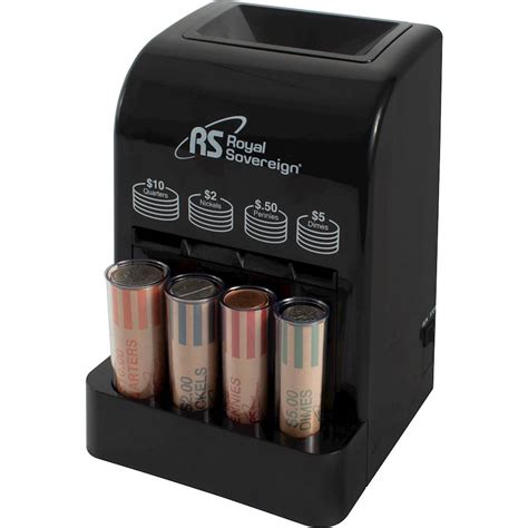 Royal Sovereign Battery Operated Coin Sorter Black DCB 175B Best Buy