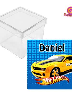 Adesivo caixa acrílica hot wheels x Compre Produtos Personalizados no Elo